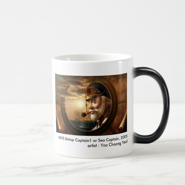 NEWS & Map Captain(Sea Captain), NEWS & Map Cap... Magic Mug (Right)