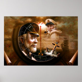 NEWS & TWO Map Captain 4 or TWO Sea Captain Poster