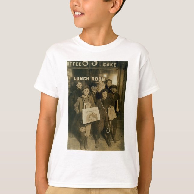 NEWSBOYS in New York Turn of Century T-Shirt (Front)