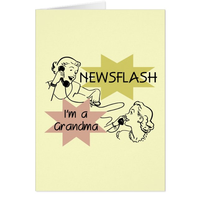 Newsflash I'm a Grandma T-shirts and Gifts (Front)