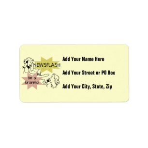 Newsflash I'm a Granma Tshirts and Gifts Label