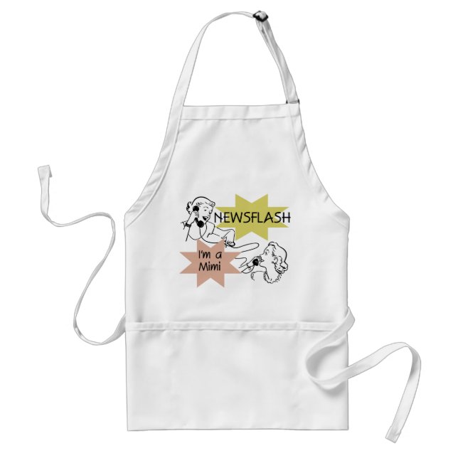 Newsflash I'm a Mimi Tshirts and Gifts Standard Apron (Front)