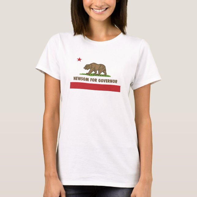 Newsom for Governor T-Shirt (Front)