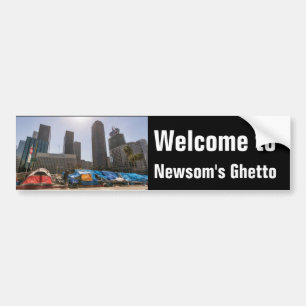 Newsom's Ghetto Bumper Sticker