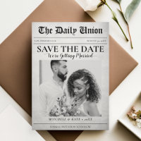 Newspaper Article Wedding