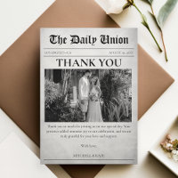 Newspaper Article Wedding