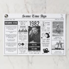 Newspaper Birthday Large Tearaway Paper Pad