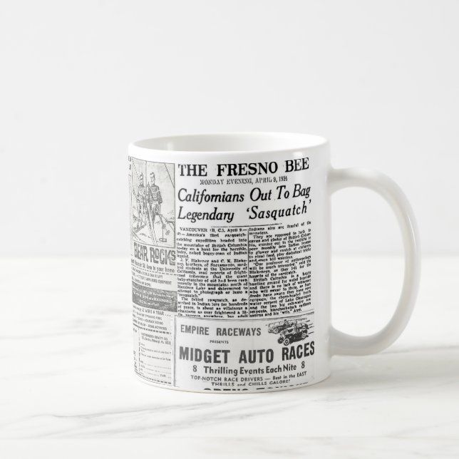 newspaper collage1, newspaper collage1 coffee mug (Right)