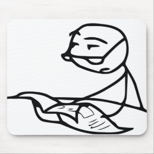 Newspaper Guy Mouse Pad