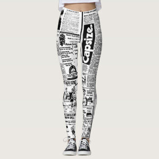 Newspaper Leggings Design