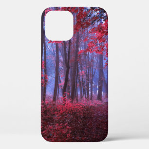 Newspaper pages with antique advertisement. Woman' iPhone 12 Case