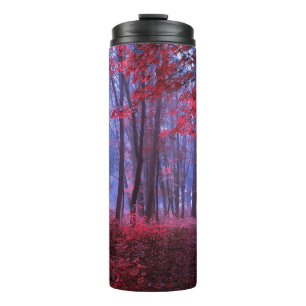 Newspaper pages with antique advertisement. Woman' Thermal Tumbler