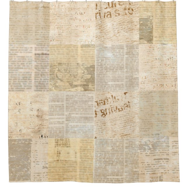 Newspaper paper grunge aged newsprint pattern back (Front)