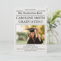 Newspaper Photo Graduation 