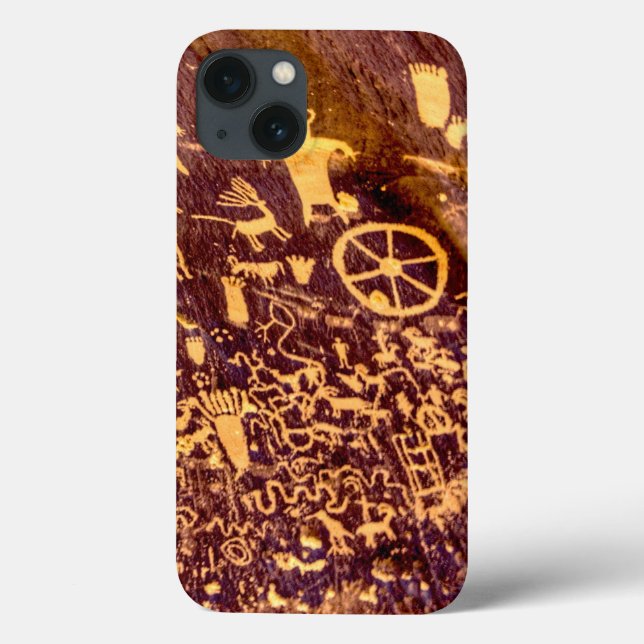 Newspaper Rock American Indian Utah Case-Mate iPhone Case (Back)