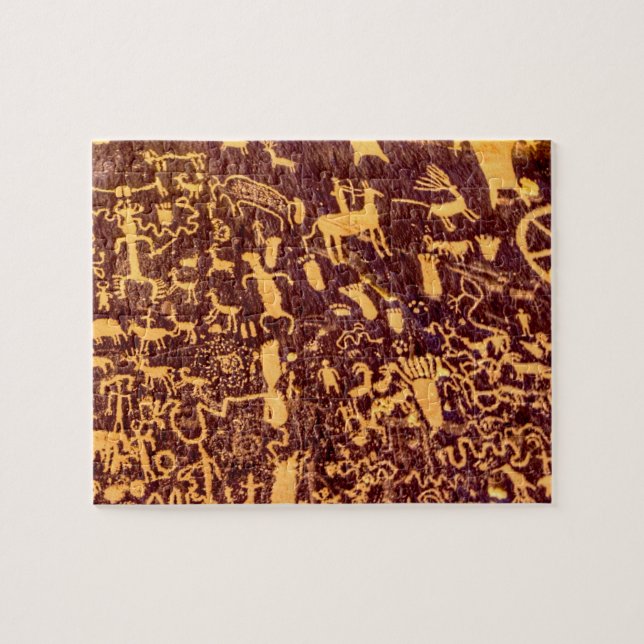 Newspaper Rock American Indian Utah Jigsaw Puzzle (Horizontal)