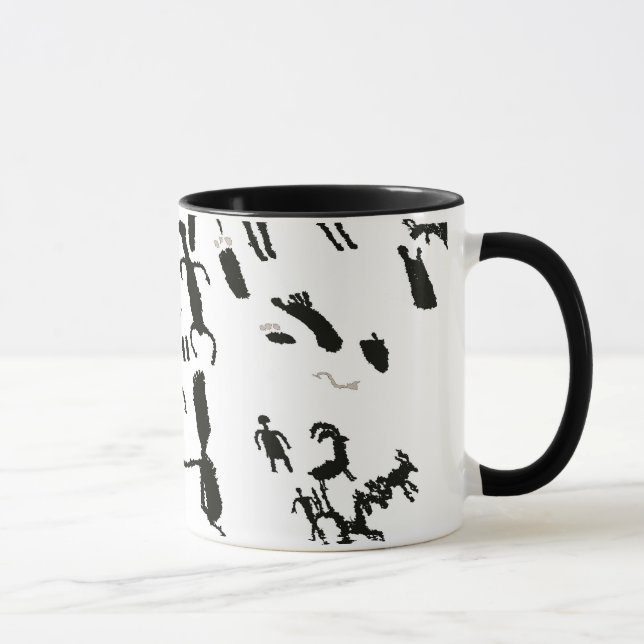 Newspaper Rock Mug (Right)