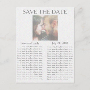 Newspaper "Save the Date" Save The Date