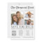 Newspaper Style Fun 3 Photos Save the Date