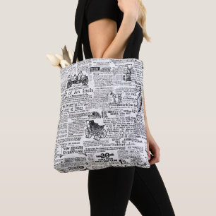 Newspaper Tote Bag