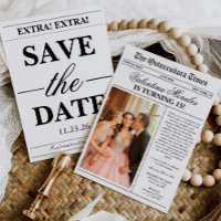 Newspaper Unique Fun Photo Quinceanera