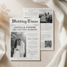 Newspaper Wedding