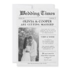 Newspaper Wedding