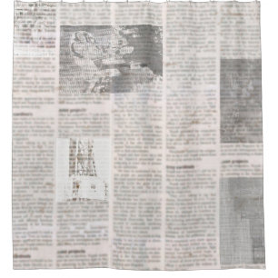 Newspaper with old unreadable text. Vintage grunge
