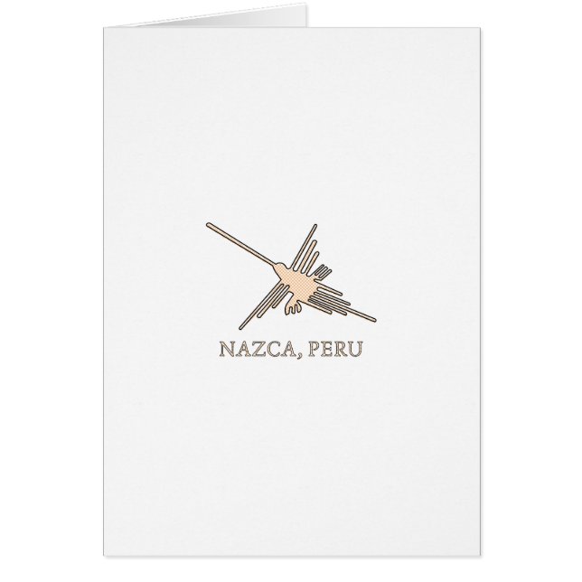 Newsprint de Nazca Hummingbird (Devant)
