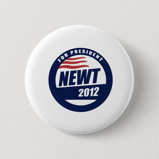 Newt 2012 2 inch round button (Front)