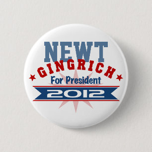 NEWT Gingrich 2012 2 Inch Round Button