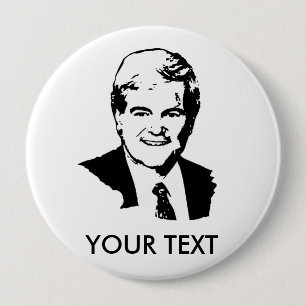 Newt Gingrich 4 Inch Round Button