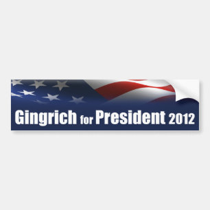 Newt Gingrich for President Bumper Sticker