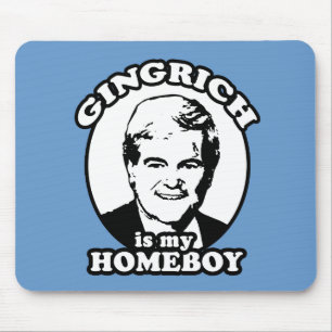 Newt Gingrich is my homeboy Mouse Pad