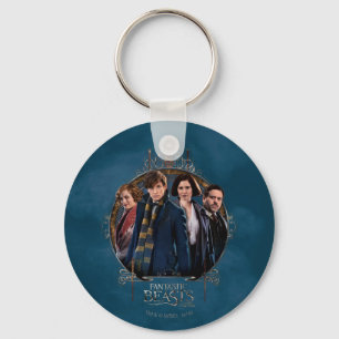 NEWT SCAMANDER™ and Company Art Nouveau Frame Keychain