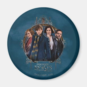 NEWT SCAMANDER™ and Company Art Nouveau Frame Magnet