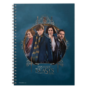 NEWT SCAMANDER™ and Company Art Nouveau Frame Notebook