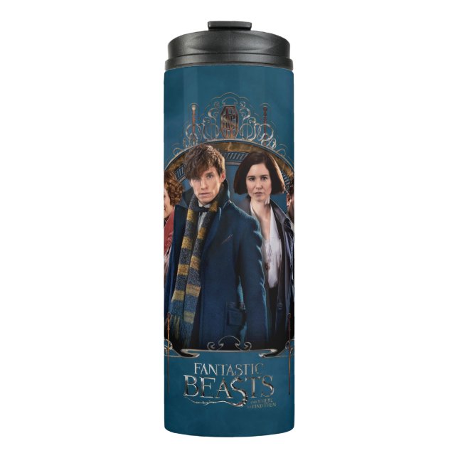 NEWT SCAMANDER™ and Company Art Nouveau Frame Thermal Tumbler (Front)