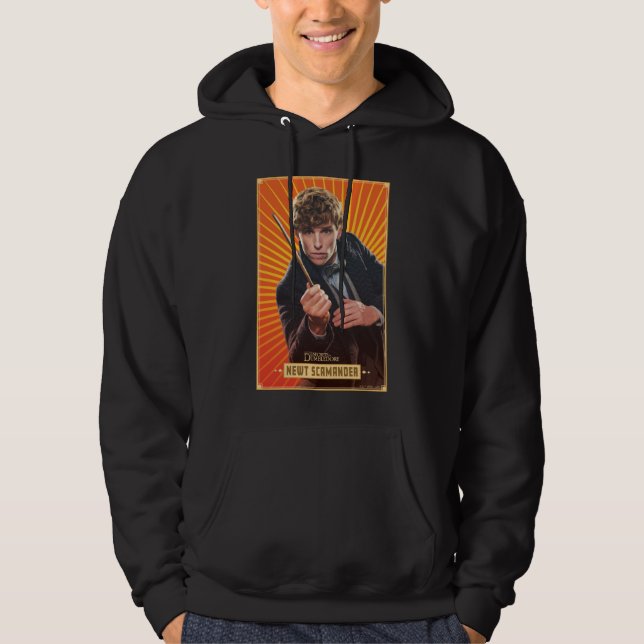 Newt Scamander Character Graphic Hoodie (Front)