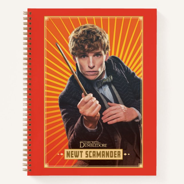 Newt Scamander Character Graphic Notebook (Front)