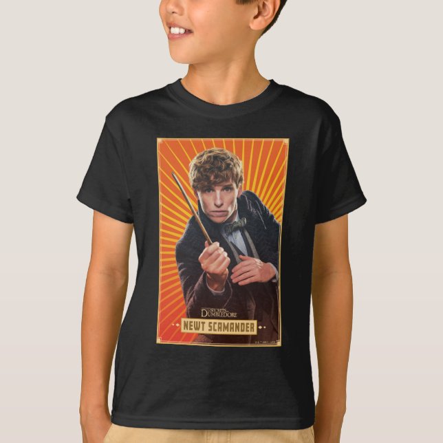 Newt Scamander Character Graphic T-Shirt (Front)