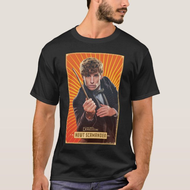 Newt Scamander Character Graphic T-Shirt (Front)