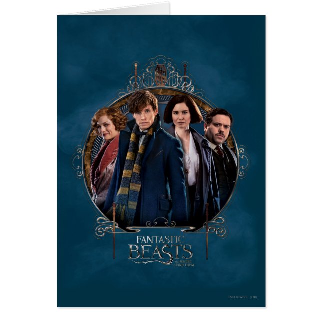 NEWT SCAMANDER™ et entreprise Art Nouveau Frame (Devant)