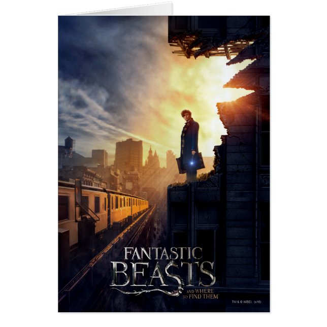 NEWT SCAMANDER™ in Destroyed Building (Front)