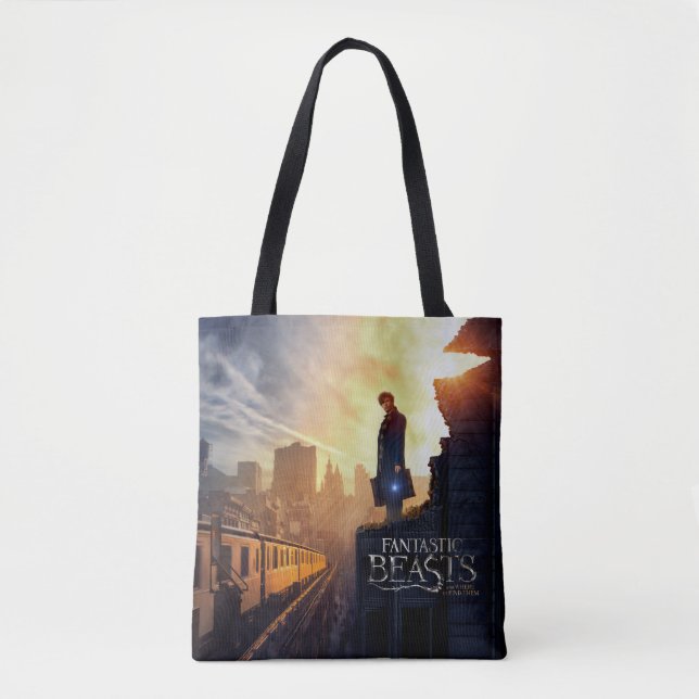 NEWT SCAMANDER™ in Destroyed Building Tote Bag (Front)