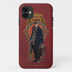 NEWT SCAMANDER™ Standing Art Nouveau Panel iPhone 11 Case