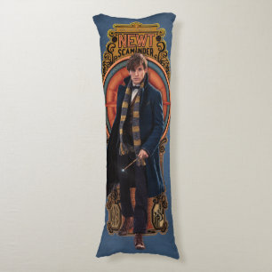 NEWT SCAMANDER™ Walking Art Nouveau Panel Body Pillow