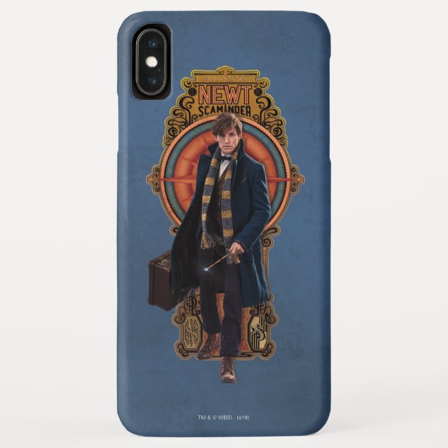 NEWT SCAMANDER™ Walking Art Nouveau Panel Case-Mate iPhone Case (Back)