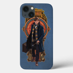 NEWT SCAMANDER™ Walking Art Nouveau Panel iPhone 13 Case