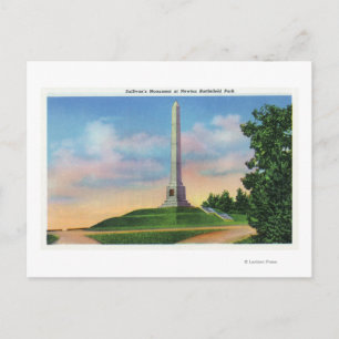 Newton Battlefield Park View Postcard